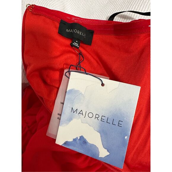 NWT Majorelle Sweetheart Neck Strapless Lined Giules Gown Red Size Medium $248 - Picture 7 of 8